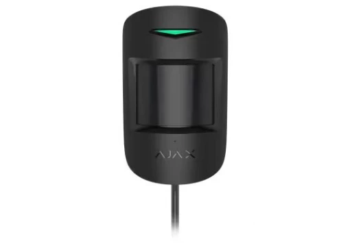 Дротовий ІЧ датчик руху і розбиття скла з мікрофоном Ajax CombiProtect Fibra