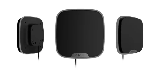 Дротова сирена з кріпленням для брендованої лицьової панелі Ajax StreetSiren DoubleDeck Fibra