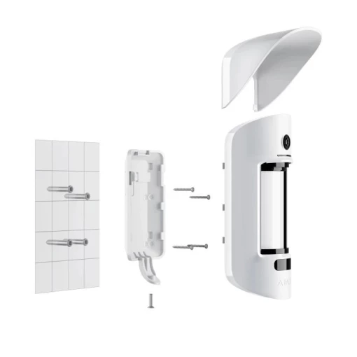 Бездротовий вуличний датчик руху Ajax MotionCam Outdoor