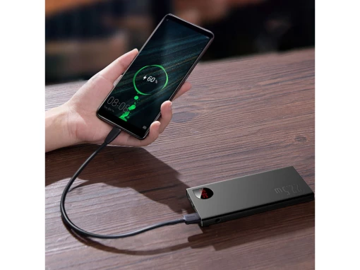 Павербанк Baseus Adaman Metal Digital Display Quick Charge 10000mAh 22.5W Black (PPAD040001)