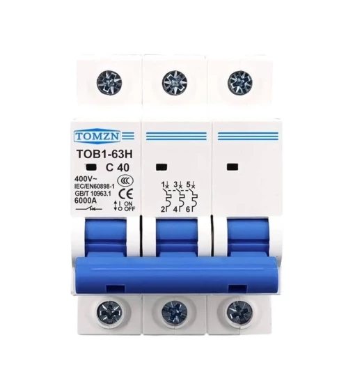 Автоматичний вимикач TOMZN 3Р АС 16А TOB1-63H