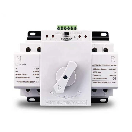Автомат з ATS (2 входи, 2 виходи) TOMZN АС 2P 63А TOQ3