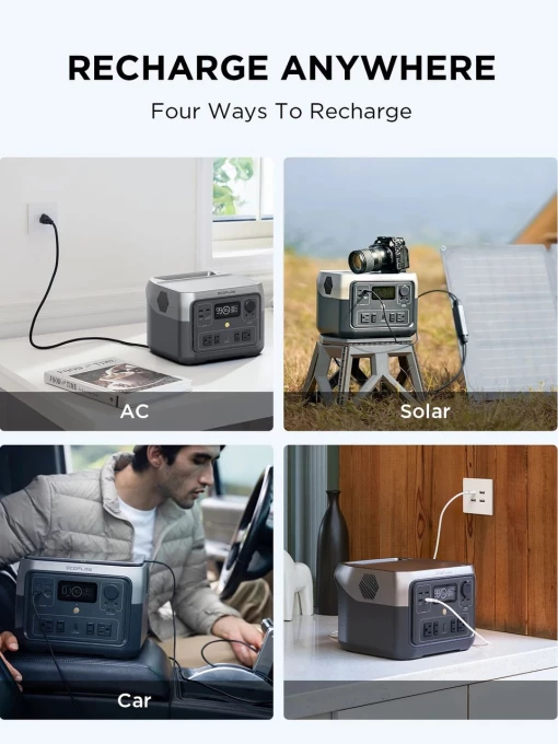 Портативна зарядна станція Ecoflow RIVER 2 Max 512 Вт/год