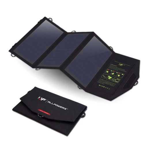 Солнечная панель Allpowers Solar panel 21W 2хUSB 5V 2.1A (AP-SP18V21W)
