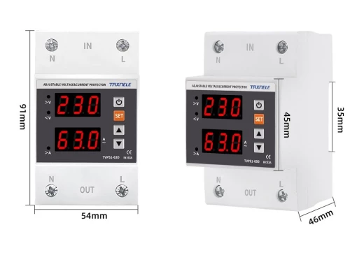 Регульований захисник напруги та струму TAXNELE TVPS1-63D