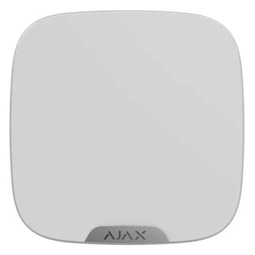 Дротова сирена з кріпленням для брендованої лицьової панелі Ajax StreetSiren DoubleDeck Fibra