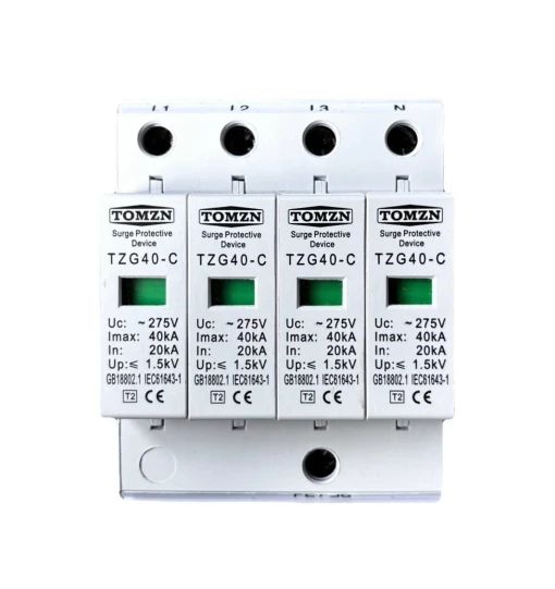 Пристрій захисту від перенапруги TOMZN 4P AC SPD (20KA-40KA)