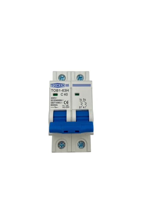Автоматичний вимикач TOMZN  2P AC 40A TOB1-63H