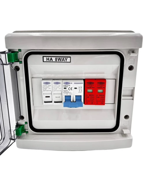 Щит захисту TOMZN по сонячним пенелям на 1 сонячне поле DC HA IP65