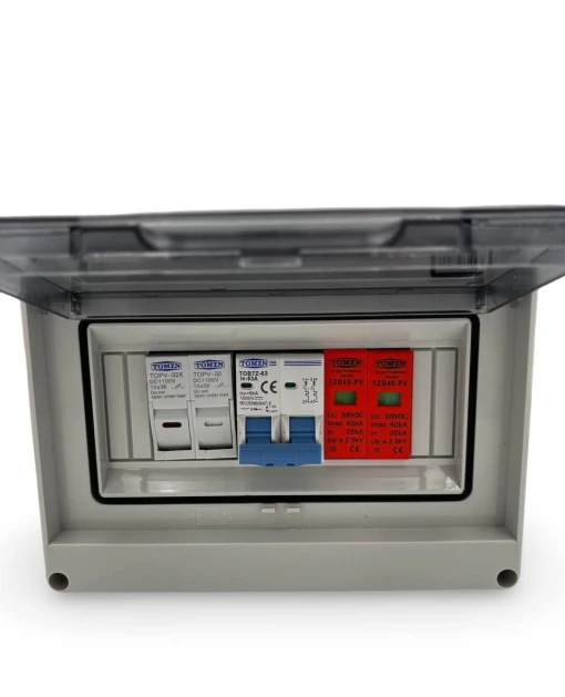 Щит захисту TOMZN по сонячним пенелям на 1 сонячне поле DC HT IP65