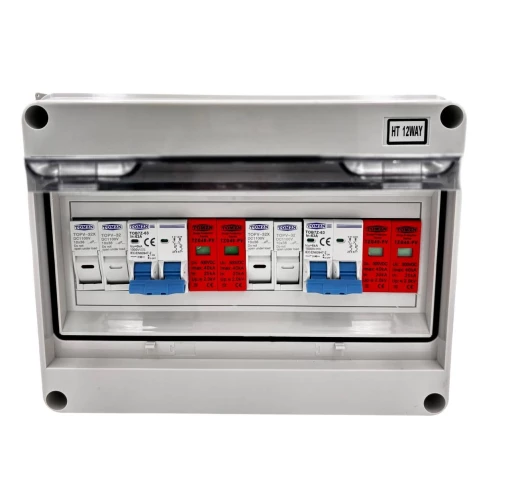 Щит защиты TOMZN по солнечным пенелям на 2 солнечных поля DC HT IP65