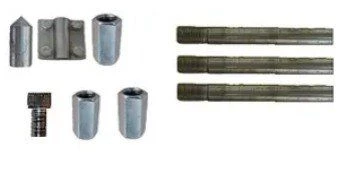 Комплект заземлення нержавіючий 4,5 м Ф16