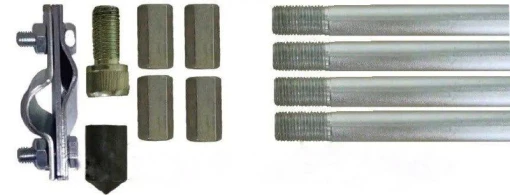 Комплект заземлення оцинкований 6м&nbsp;Ф16