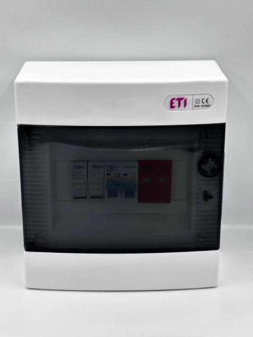 Щит захисту 8WAY по сонячним панелям для постійного струму