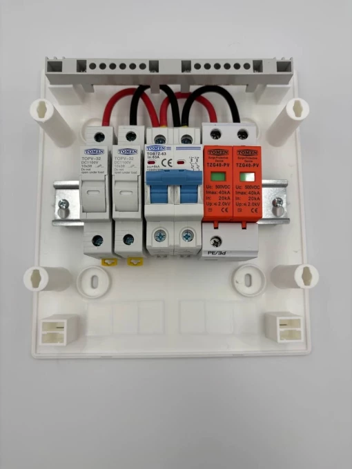 Щит захисту 8WAY по сонячним панелям для постійного струму