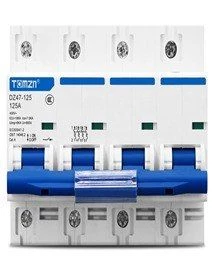 Автоматичний вимикач TOMZN 4P AC MCB 125A DZ47-125