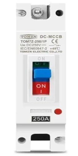 Автоматический выключатель TOMZN 1P DC MCCB 250V 125A