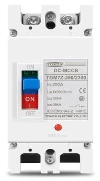 Автоматический выключатель TOMZN DC 250A 600V TOM7Z-B250/23-DO