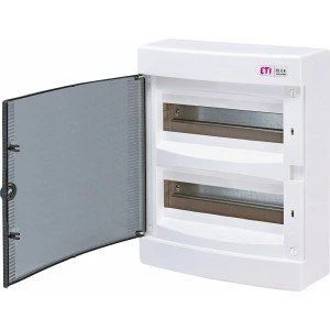 Щит зовнішній розподільчий ECT 24PT 24 модуля (прозорі двері) IP-40 ETI