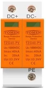 Пристрій захисту від перенапруги TOMZN 2P DC SPD 600V DO